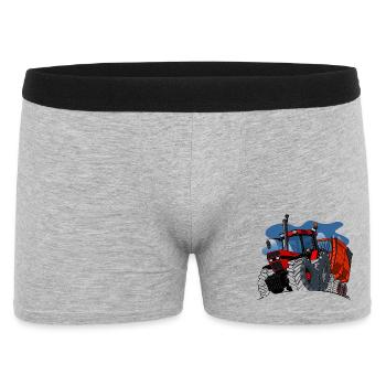0856 case cart ALT - Men's Boxer Shorts - heather grey - Front