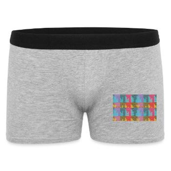 Avantgarde Rosso special model 190 - Men's Boxer Shorts - heather grey - Front