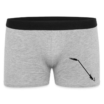 Brûleur à gaz de toiture - Boxer Homme - gris chiné - Devant
