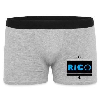 Rico - Men's Boxer Shorts - heather grey - Front
