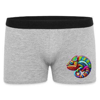 Caméléon - Boxer Homme - gris chiné - Devant