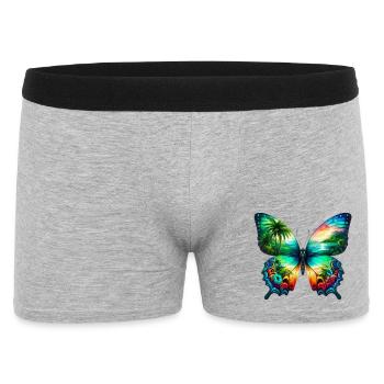 Papillon - Boxer Homme - gris chiné - Devant