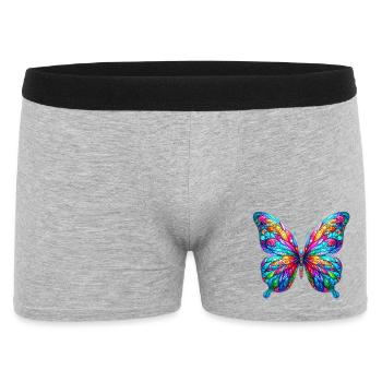 Papillon - Boxer Homme - gris chiné - Devant