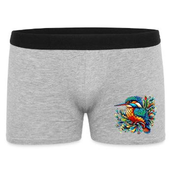 Martin-pêcheur - Boxer Homme - gris chiné - Devant