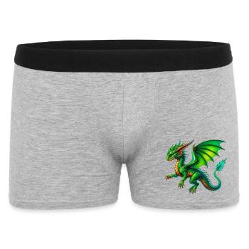 Dragon - Men's Boxer Shorts - heather grey - Front