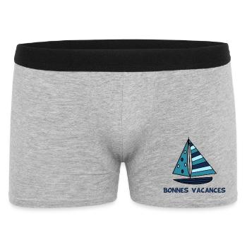 MISTRESS. MASTER. TEACHER. SCHOOL - Men's Boxer Shorts - heather grey - Front