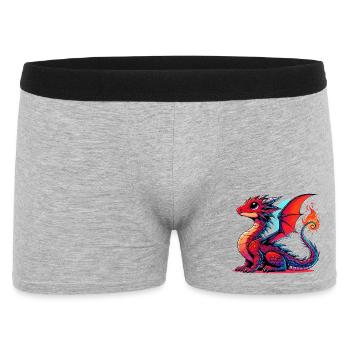 Dragon - Boxer Homme - gris chiné - Devant