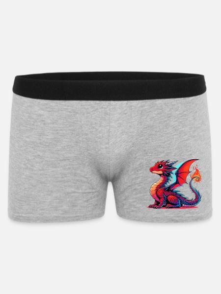 Dragon - Men's Boxer Shorts - heather grey