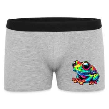 Frog - Men's Boxer Shorts - heather grey - Front