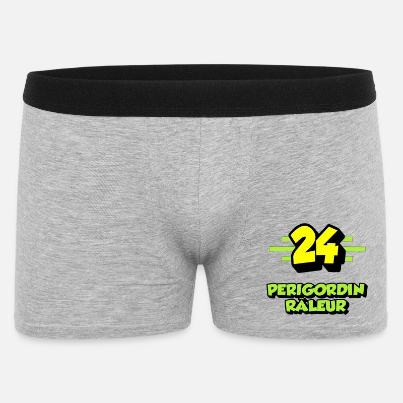 Klagendes Périgordin - Männer Boxer Shorts - Grau meliert