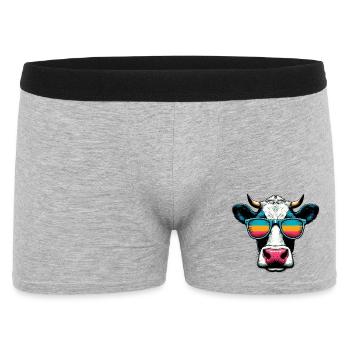 Vache - Boxer Homme - gris chiné - Devant