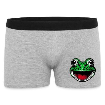 Frog - Men's Boxer Shorts - heather grey - Front
