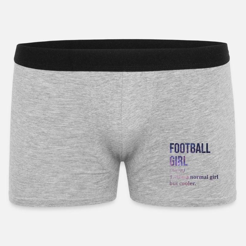 fotboll - Boxershorts Herr - gråmelerad