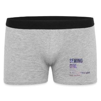 couture - Boxer Homme - gris chiné - Devant