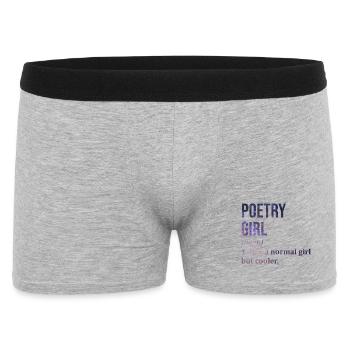 Poetry Poetry Poetry - Men's Boxer Shorts - heather grey - Front