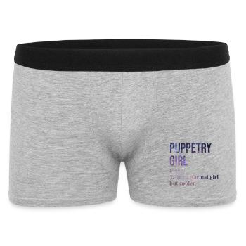 Puppetry - Men's Boxer Shorts - heather grey - Front