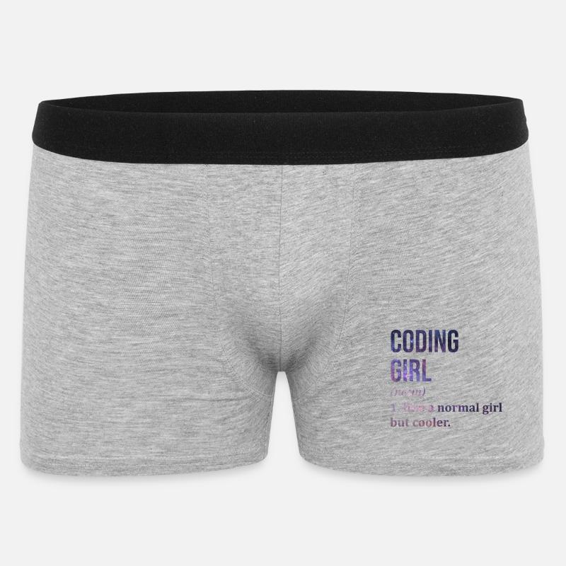 Coding Coding Coding - Men's Boxer Shorts - heather grey