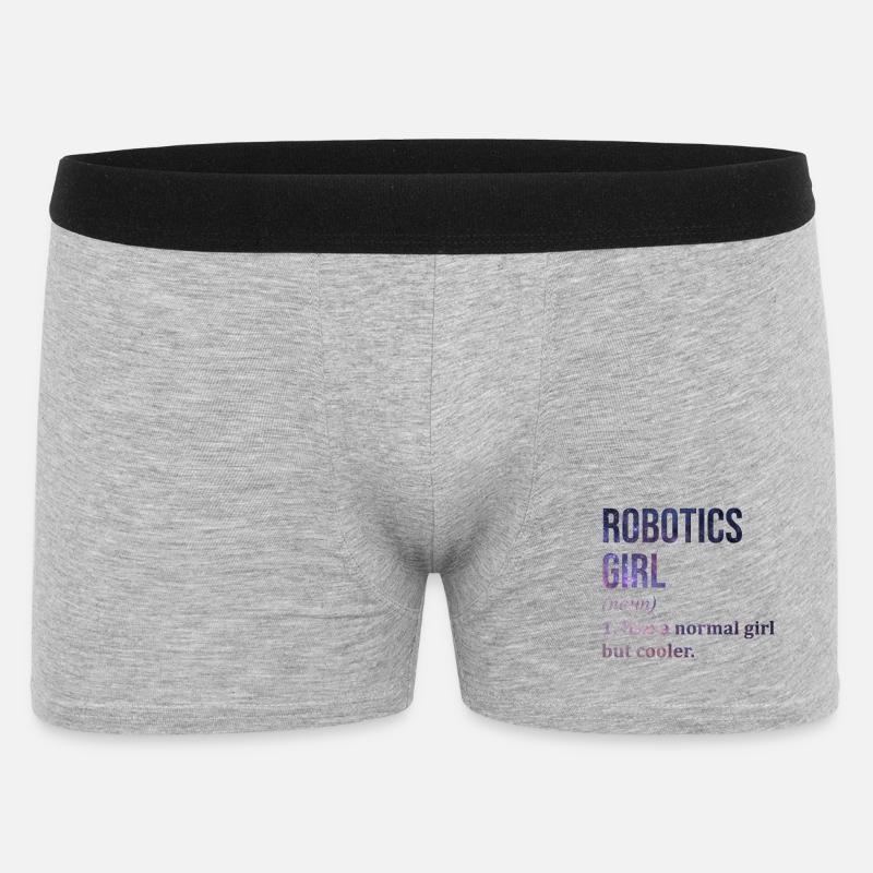 Robotertechnik - Männer Boxer Shorts - Grau meliert