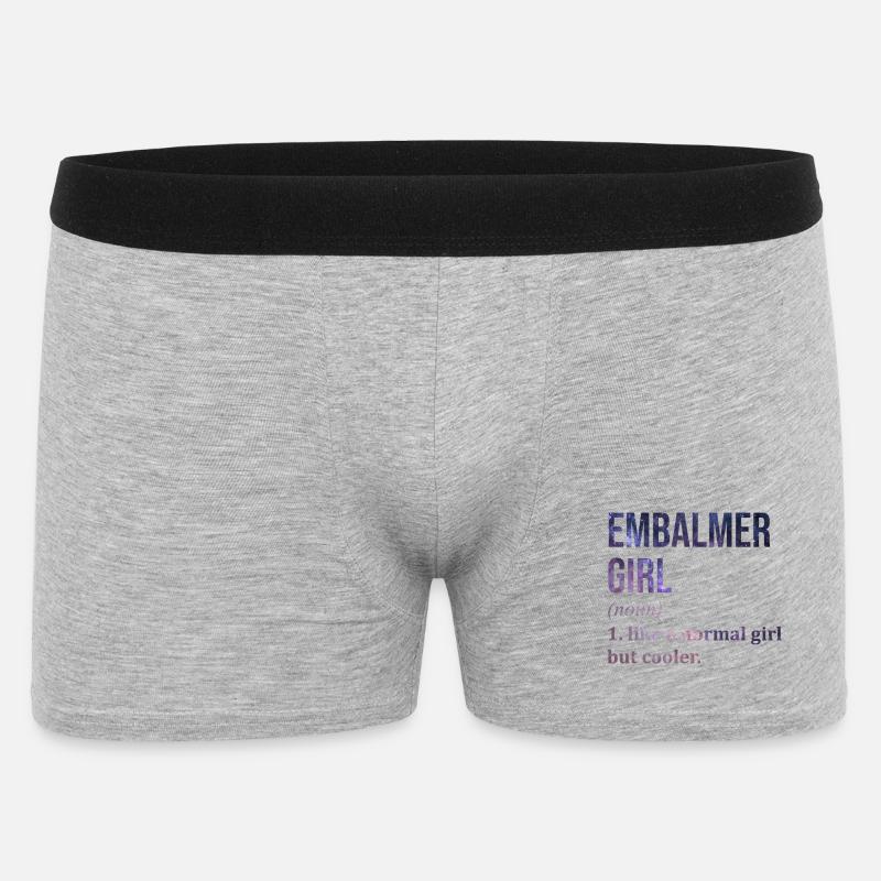 Einbalsamierer - Männer Boxer Shorts - Grau meliert