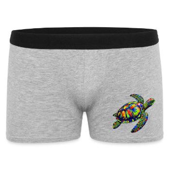 Sea turtle - Men's Boxer Shorts - heather grey - Front