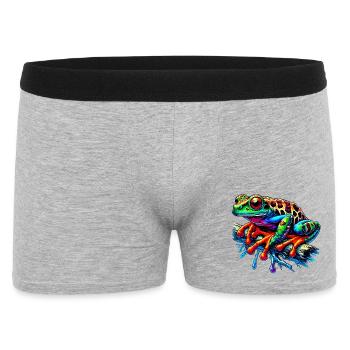 Frog - Men's Boxer Shorts - heather grey - Front