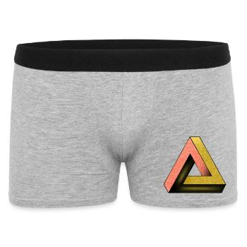 Triangle de Penrose - Boxer Homme - gris chiné - Devant