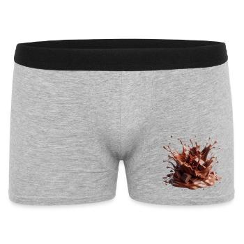 Chocolate eruption - Men's Boxer Shorts - heather grey - Front