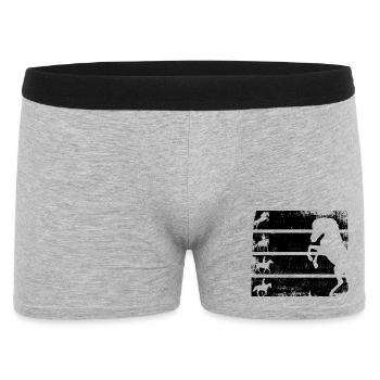Equestrian sports - Men's Boxer Shorts - heather grey - Front