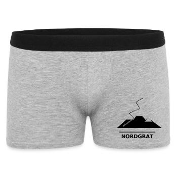 ARÊTE NORD - Boxer Homme - gris chiné - Devant