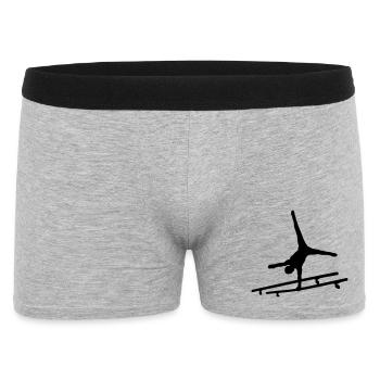 Gymnastics - Men's Boxer Shorts - heather grey - Front