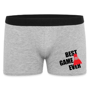 Badminton Best Game Ever - Boxer Homme - gris chiné - Devant