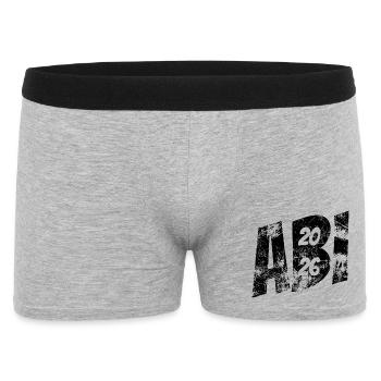 Abi 2026 - Abitur - Don - Boxer Homme - gris chiné - Devant