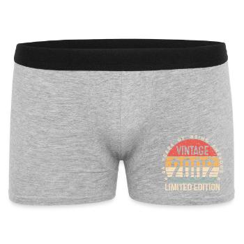 24 Year Old Gifts Vintage 2002 Limited Edition  - Men's Boxer Shorts - heather grey - Front