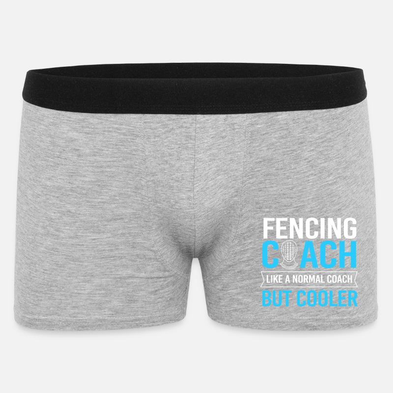 fencing - Men's Boxer Shorts - heather grey