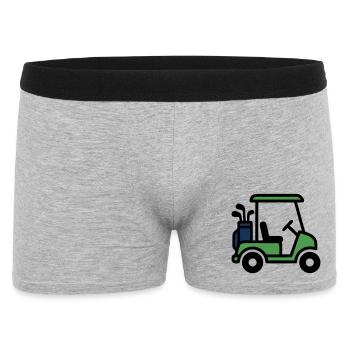 Golf cart Golf car Golf club Men - Men's Boxer Shorts - heather grey - Front
