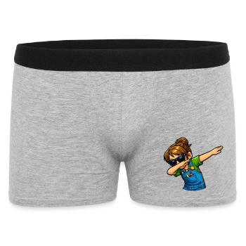 Dabbing Kindergarten Teacher - Men's Boxer Shorts - heather grey - Front