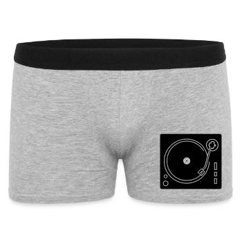 platine DJ  - Boxer Homme - gris chiné - Devant