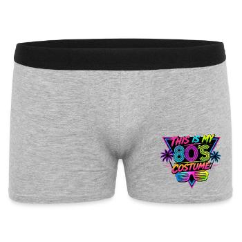 Mein 80er Kostüm Design - Männer Boxer Shorts - Grau meliert - Vorne