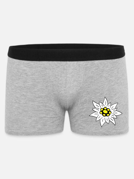 Edelweiss - Boxer Homme - gris chiné