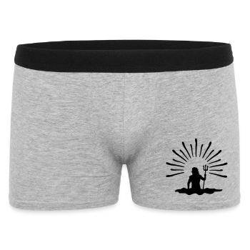 neptun - Boxer Homme - gris chiné - Devant