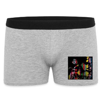 Kolibri - Männer Boxer Shorts - Grau meliert - Vorne
