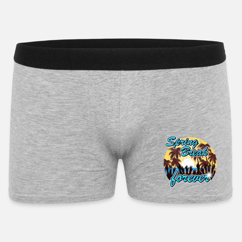 Spring Break forever - Men's Boxer Shorts - heather grey