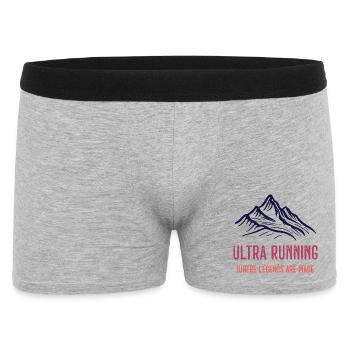 Ultra Running - Where Legends Are Made - Men's Boxer Shorts - heather grey - Front