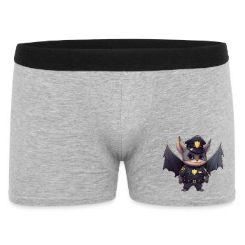 Bat Police - Men's Boxer Shorts - heather grey - Front