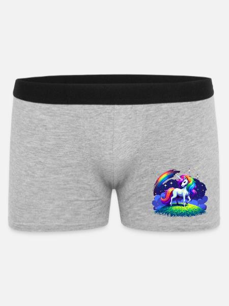 Unicorn Magic - Men's Boxer Shorts - heather grey