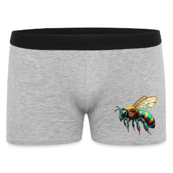 Abeille - Boxer Homme - gris chiné - Devant