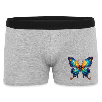 Van Gogh butterfly - Men's Boxer Shorts - heather grey - Front