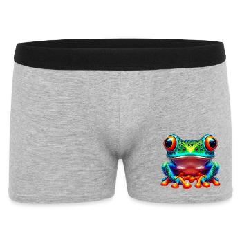 Frog - Men's Boxer Shorts - heather grey - Front