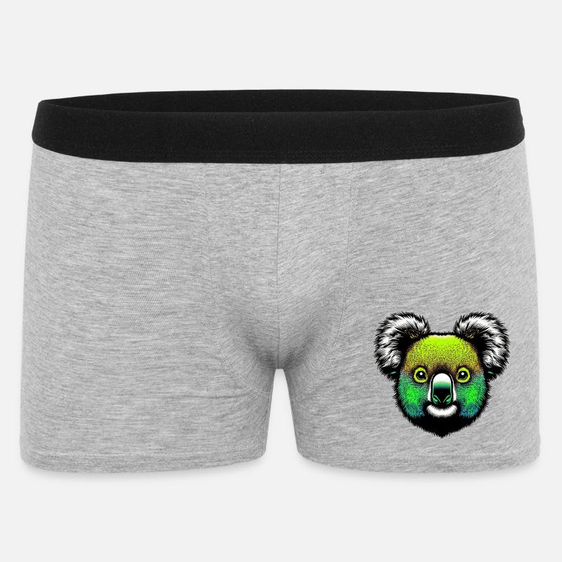 Koala - Männer Boxer Shorts - Grau meliert