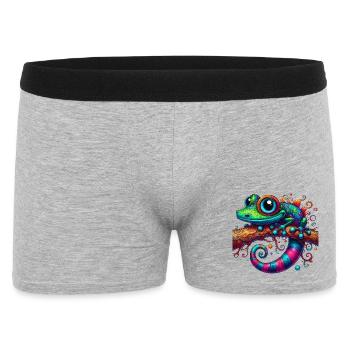 Gecko - Men's Boxer Shorts - heather grey - Front